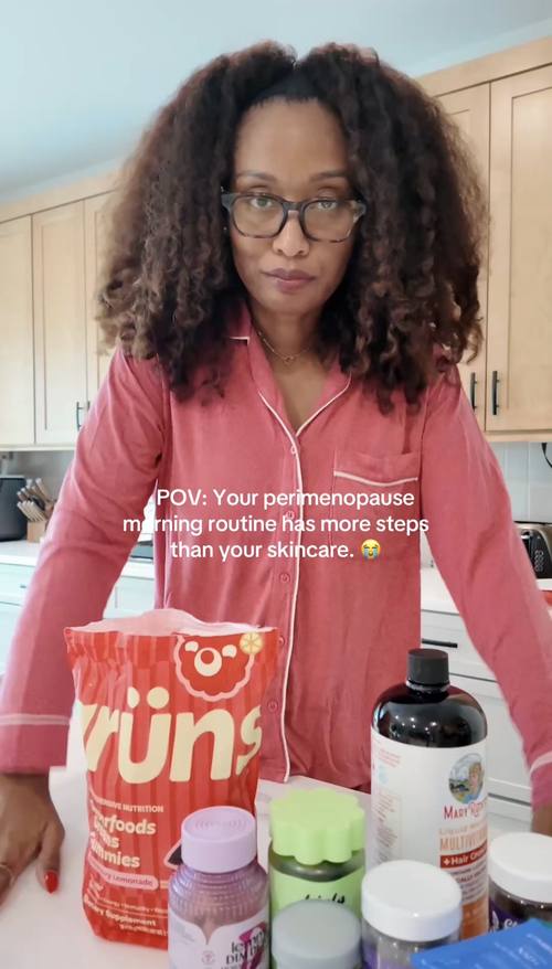 Perimenopause morning routine video still